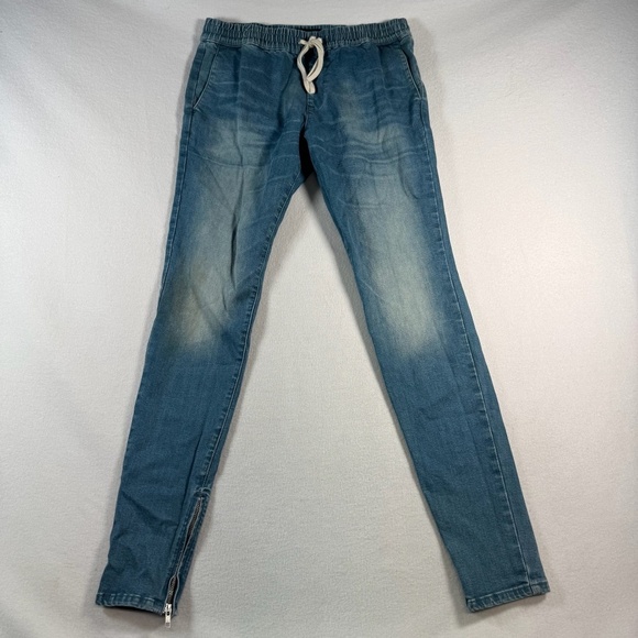 Pacsun Jeans Mens Medium Blue Active Stretch Skinny Mid Rise - Picture 1 of 14